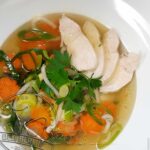 Unwiderstehlicher Genuss: Hühner Udon-Nudel Suppe