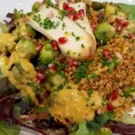 Rosenkohl-Pilz-Salat mit türkischem Kisir