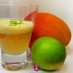 Prosecco-Gelee mit Mango & Limette