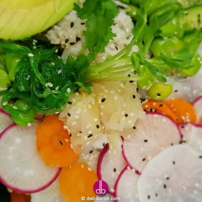 vegane Sushi-Bowl