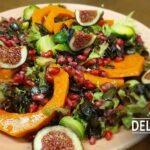 Herbsternte – gerösteter Butternusskürbis-Granatapfel-Salat