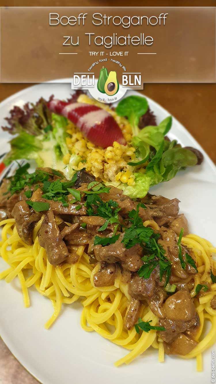 Rezept Russisches Bœff Stroganoff Zu Italienischer Pasta Deli Berlin Kochideen Rezepte