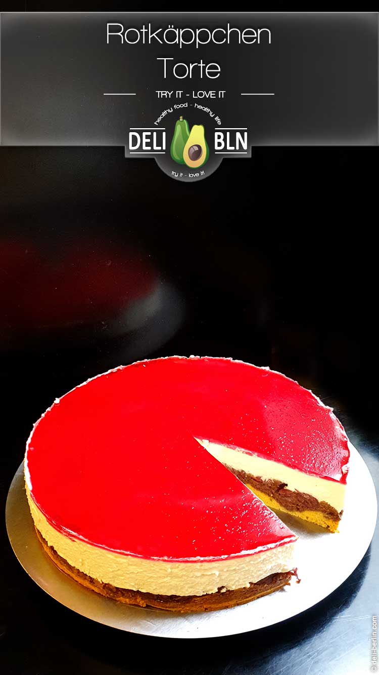 Rotkäppchen-Kuchen mit Quarkcreme