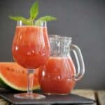 Wassermelonen-Limonade ohne Zucker selber machen