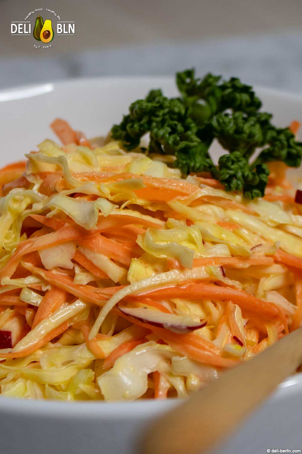 DDR Karottensalat mit Kraut und Mayonnaise