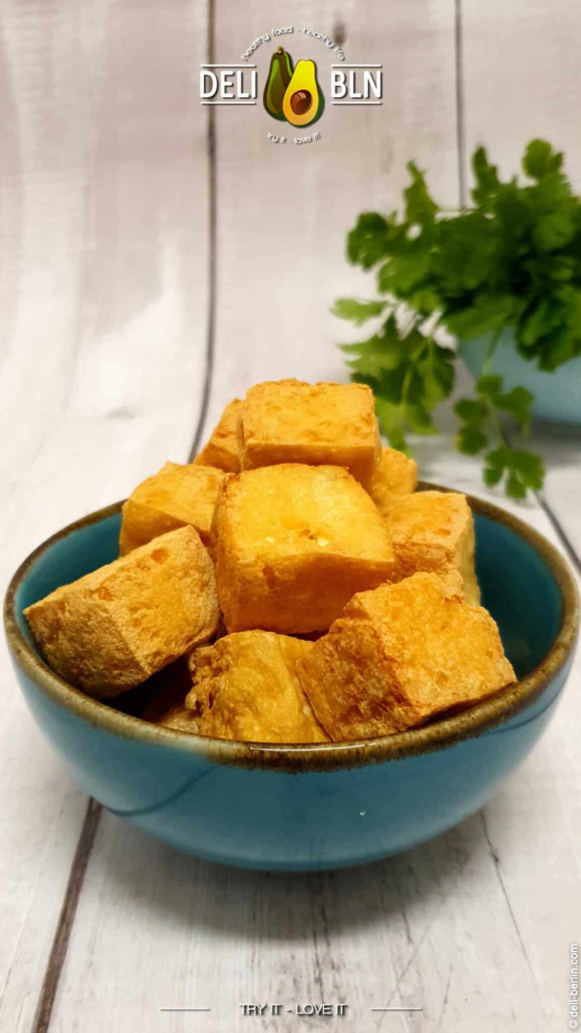 Wie man "Tofu-Puffs" ganz einfach selber macht
