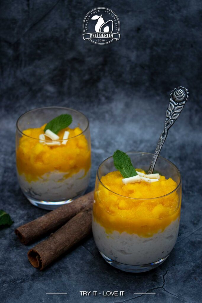 Exotisches Highlight - Kokos-Milchreis mit Mango