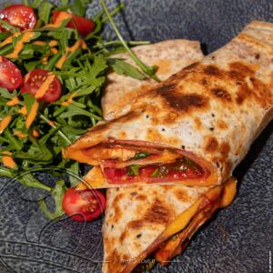 Schnelle, köstliche und einfache Pizza-Tortilla-Wraps