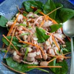 Pikanter Salat mit Weißen Bohnen und Spinat: Ein Hauch von Marokko auf dem Teller